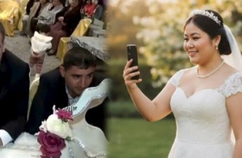 Yevlaxda qeyri-adi TOY — Gəlin məclisə niyə ONLAYN qoşuldu? — VİDEO