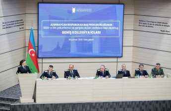 Prokurorluq ötən il 1389 apellyasiya və 406 kassasiya protesti verib