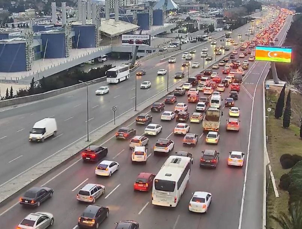 Bu ərazilərdə tıxac var