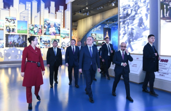 Ceyhun Bayramov Çin Kommunist Partiyasının Muzeyini ziyarət edib