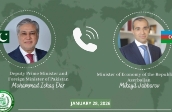 Azərbaycan və Pakistan iqtisadi əməkdaşlığın gücləndirilməsini müzakirə ediblər