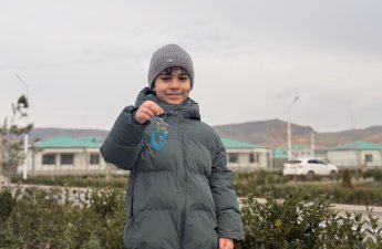 Məmmədbəyli kəndinə qayıdan ailələrə evlərinin açarları təqdim edildi - FOTOLAR