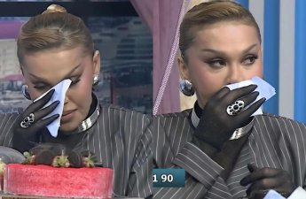 Rəqsanə efirdə ağladı: 