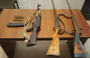 Qanunsuz silah-sursat aşkarlandı