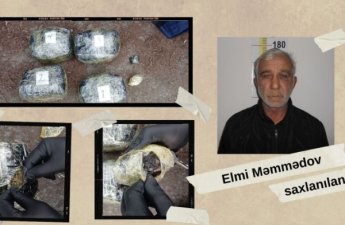 Keçmiş məhkum 5 kq narkotiklə tutuldu - VİDEO