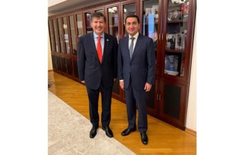 Hikmət Hacıyev BMT-nin müvəqqəti rezident əlaqələndiricisi ilə görüşdü