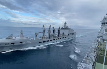 Türkiyənin hərbi gəmiləri Baltik dənizində fəaliyyətə başlayıb - VİDEO