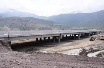 Ağbənd-Kəlalə avtomobil körpüsünün tikintisi qrafikə uyğun aparılır