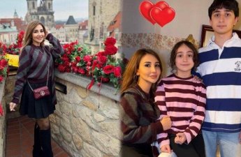 Oğlunun 18 yaşını Praqada qeyd etdi - FOTO