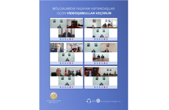 Ədliyyə Nazirliyi bu vətəndaşlar üçün videoqəbullar keçirib