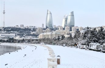 В Баку пойдет снег