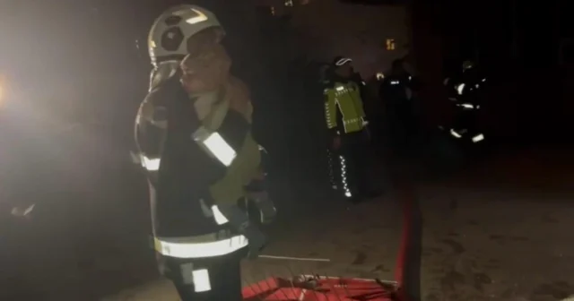 Göyçayda yaşayış binasında yanğın olub - VİDEO