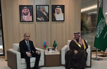 Emin Əmrullayev Səudiyyə Ərəbistanına səfər etdi, görüşlər keçirdi - FOTOLAR