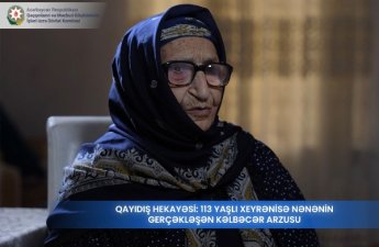 113 yaşlı nənənin gerçəkləşən Kəlbəcər arzusu - VİDEO