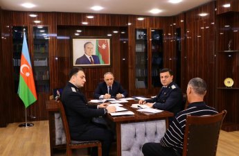 Baş prokuror İmişlidə vətəndaşları qəbul etdi - FOTOLAR