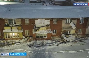 В Башкортостане обрушилась крыша двухэтажного дома