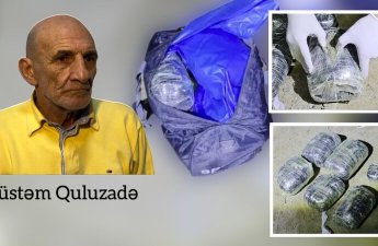 68 yaşlı narkokuryer saxlanıldı