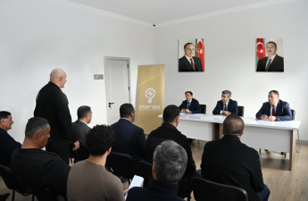 “Azərişıq” nümayəndələri Xankəndində sahibkarlarla görüş keçirib - FOTOLAR