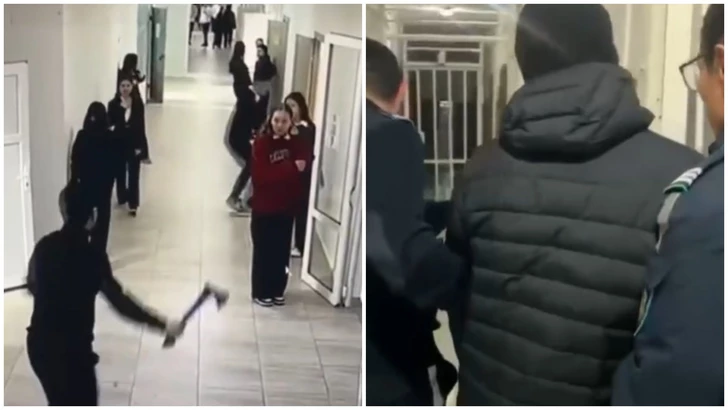 Подросток напал с топором на одноклассников в школе Казахстана-ВИДЕО