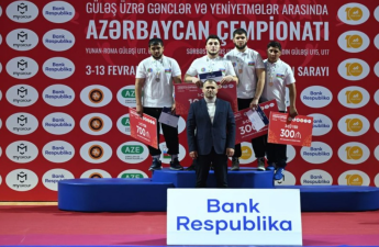 Azərbaycan çempionatı: Sərbəst güləşdə ilk medalçılar müəyyənləşib