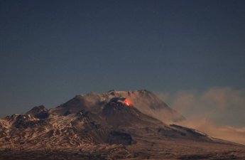В Камчатке зафиксирован пепловый выброс на вулкане Шивелуч