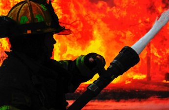 İsmayıllıda istirahət mərkəzində yanğın - VİDEO