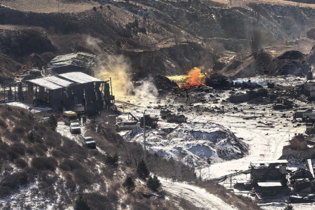 Güclü partlayış baş verdi - Ölənlər var