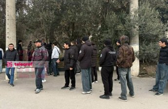 “Qarabağ” azarkeşləri “Neftçi” ilə matça buraxılmadı - Fotolar