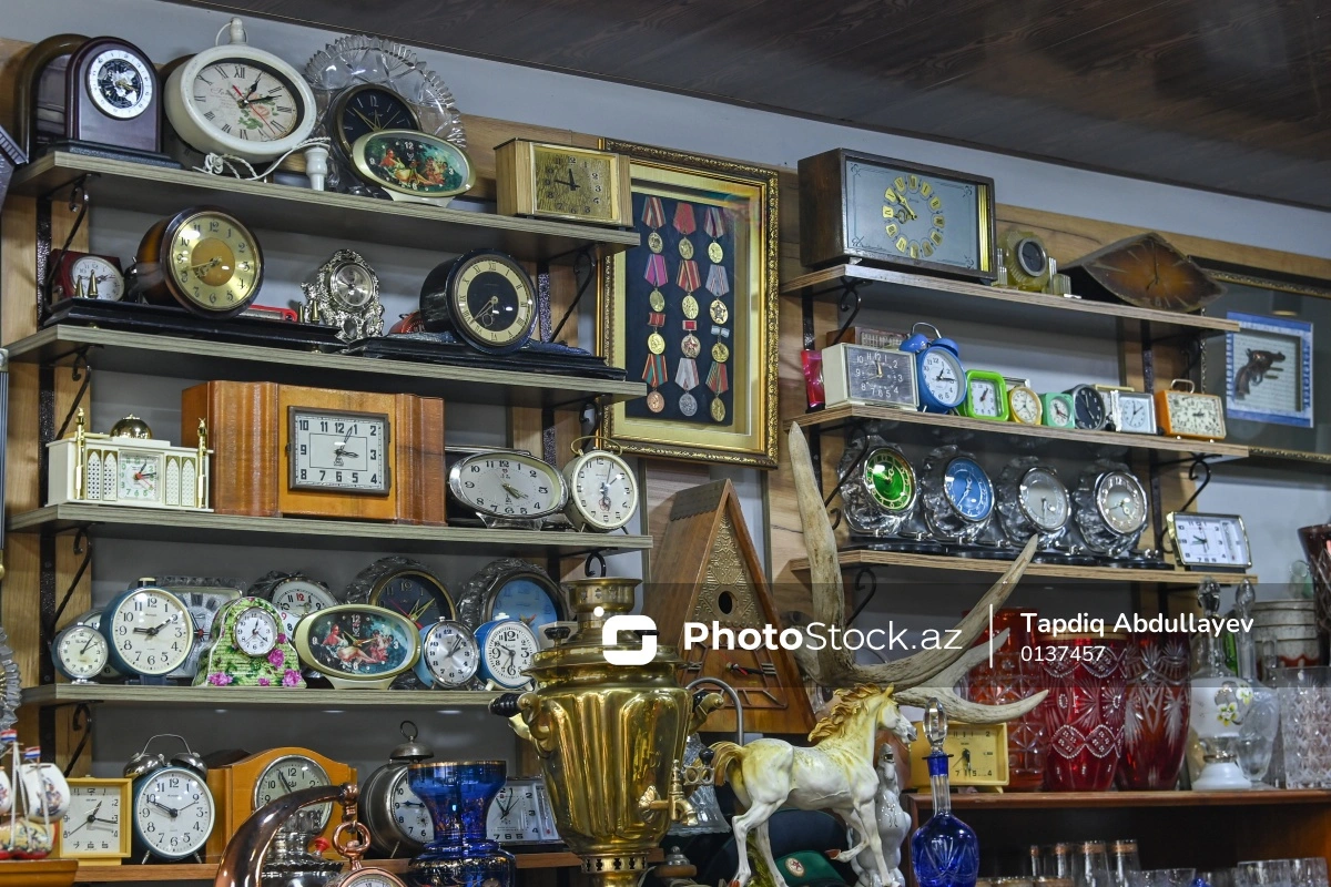 Антикварный магазин в Баку хранит сокровища 180 стран мира