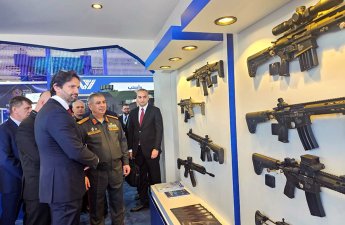 Закир Гасанов на выставке World Defense Show