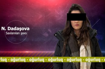 Zərgərlik mağazalarından oğurluq edən qadın saxlanıldı - VİDEO