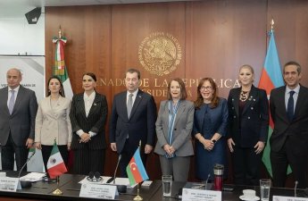 Milli Məclisin deputatları Meksika Senatının sədri ilə görüşüb - FOTO