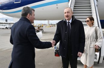 İlham Əliyev Almaniyada səfərdədir - FOTO
