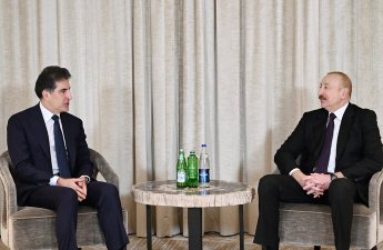 Ильхам Алиев встретился в Мюнхене с главой региона Иракский Курдистан-ФОТО