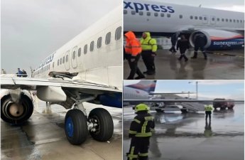 Antalyada havaya qalxmağa hazırlaşan təyyarənin təkəri çıxıb