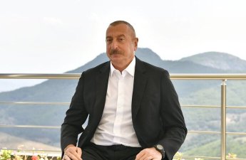 Президент Ильхам Алиев дал интервью азербайджанским журналистам в Мюнхене