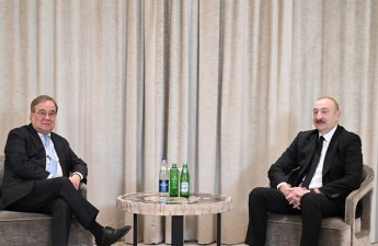 Prezident Münxendə görüşlər keçirdi - Fotolar - Yenilənib