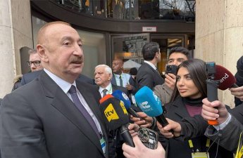 На страницах президента Азербайджана в соцсетях размещена публикация о встречах в Мюнхене
