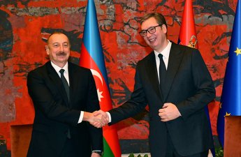 Президент Ильхам Алиев направил поздравительное письмо Александру Вучичу