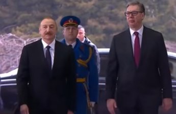 Vuçiç İlham Əliyevi belə qarşıladı - VİDEO