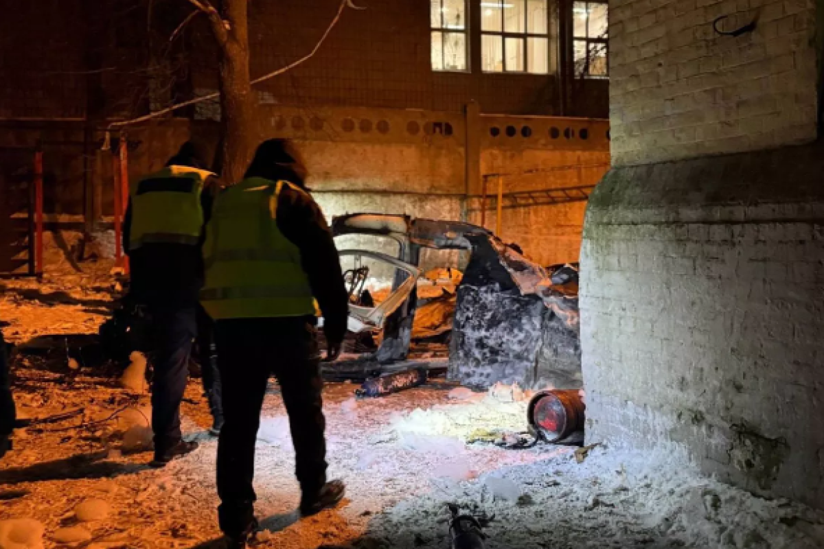 Kiyevdə partlayış törətməkdə ittiham olunan 2 nəfər saxlanılıb