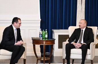 Ильхам Алиев в Вашингтоне-ФОТО