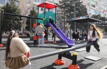 В Баку благоустроили очередной двор