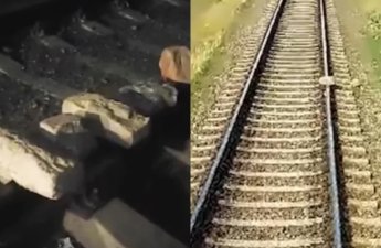 Azərbaycanda qatarların yoluna tikinti daşları düzüldü: Dəhşətə salan GÖRÜNTÜLƏR