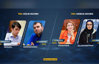 Şahmat üzrə Azərbaycan çempionatında final partiyaları oynanılıb