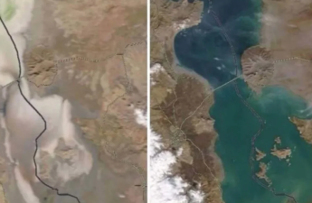 Urmiya gölündə suyun səviyyəsi 68 santimetr yüksəlib