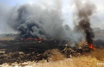 В Джебраиле произошёл пожар