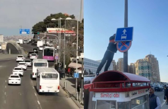 Avtobus zolağı ləğv olundu, cərimə yazılmayacaq: Sürücülərin diqqətinə! - VİDEO