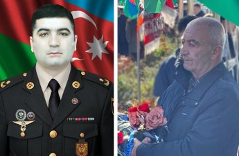 Şəhid mayor Asiman Əliyevin atası vəfat etdi