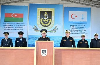 Hərbi prokuror Müdafiə Nazirliyinin Hərbi Dəniz Qüvvələrində görüş keçirdi - FOTO